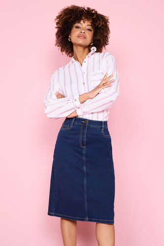 Stripe Linen Blend Shirt